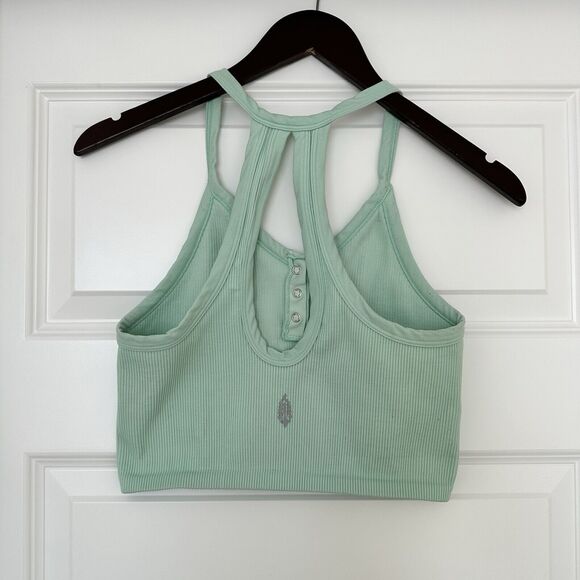 FP Movement Free Throw Henley in Mint Crop Tank - Picture 4 of 9